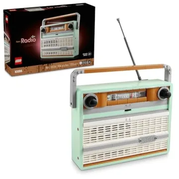 LEGO Icons Retro Radio Building Set for Adults - Home Decor for Bedroom, Living Room, Desk for Vinta...