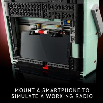 LEGO Vintage Model Radio Building Set - Retro Decor Gift