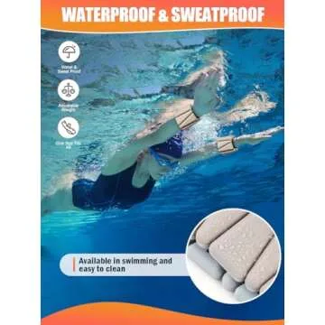 BECOJADDE Adjustable Ankle Weights for Enhanced Workouts