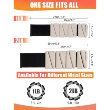 BECOJADDE Adjustable Ankle Weights for Enhanced Workouts