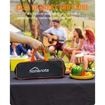 HOMENOTE Griddle Accessories Kit, Exclusive Griddle Tools Spatulas Set for Blackstone - 8 Pcs Commercial Grade Flat Top Grill Accessories - Great for Outdoor BBQ, Teppanyaki and Camping, Black