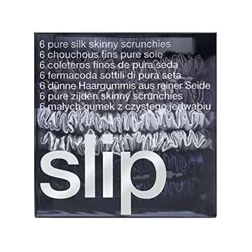 Slip Silk Skinnie Scrunchies Midnight Collection - 6 Pack
