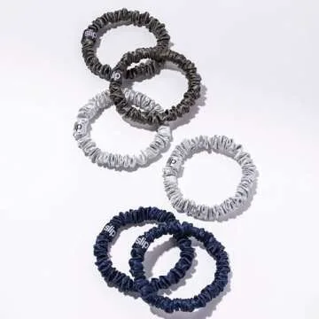 Slip Silk Skinnie Scrunchies Midnight Collection - 6 Pack