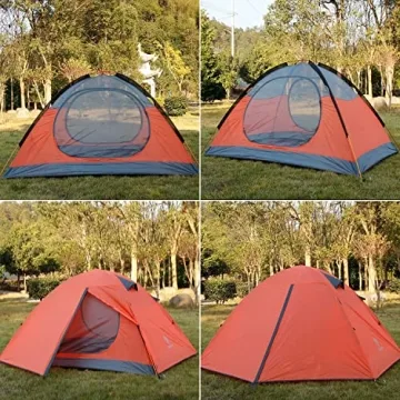 Durable 2 Person Backpacking Tent for All Weather