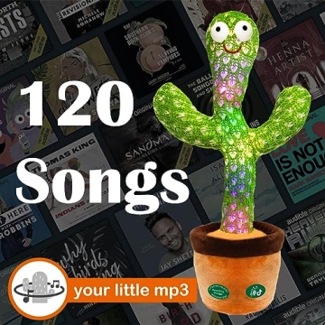Pbooo Dancing Talking Cactus - Interactive Singing Plush Toy