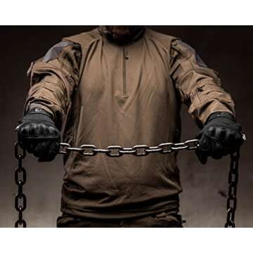 Glove Station - Tactical Shooting Hard Knuckle Gloves for Men and Woman with Touchscreen Fingers - D...