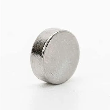 Fridge Magnets 90Pcs 8x3 MM Round Strong Magnets for Fridge Rare Earth Magnets Refrigerator Magnets in Home Office and School Multi-Use Sliver Magnets