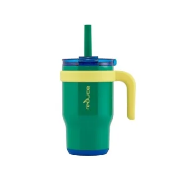 REDUCE Coldee 2.0 Mug - 14oz, Eco-Friendly Camp Green Design