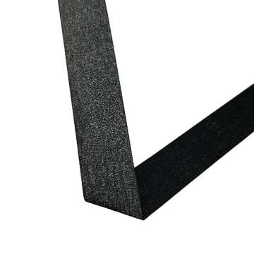 Zellykool Black Masking Tape, 1 Inch x 55 Yards, 2 Rolls, Painters Tape for Painting, Home, Office, School Stationery, Arts, Crafts, Decoration