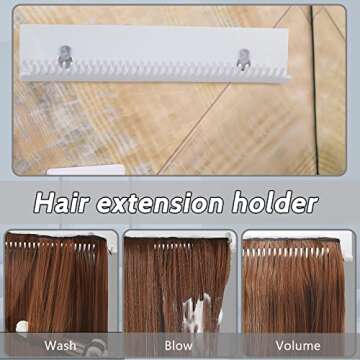 Blulu Hair Extension Holder for Easy Styling & Management