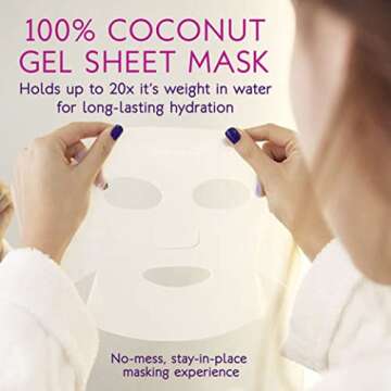 Florapy Beauty Assorted Sheet Mask Set for Hydration and Anti-Aging