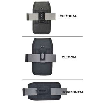 AISCELL Heavy Duty Tactical Nylon Case for iPhone