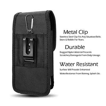 AISCELL Heavy Duty Tactical Nylon Case for iPhone