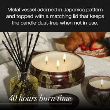 Voluspa Goji Tarocco Orange Candle, Clean Burning Elegance