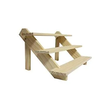 NAJMECHOY 3-Tier Display Shelf for Jewelry and More