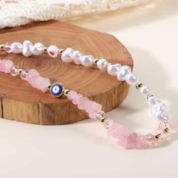 Stylish SKIRIFLA Evil Eye Phone Charm - Unique Lanyard