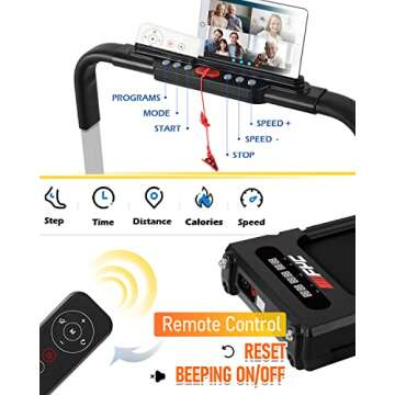 FYC 2-in-1 Folding Treadmill for Home & Office