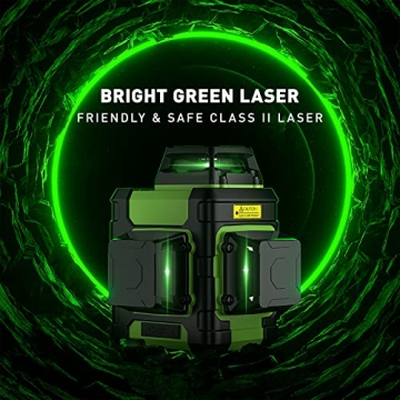 Huepar Laser Level 360 Rechargeable Green Beam Tool