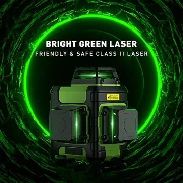 Huepar Laser Level 360 Rechargeable Green Beam Tool