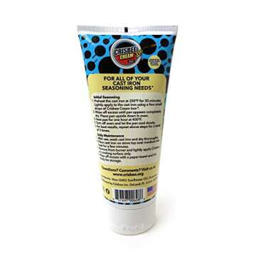 Crisbee Cream Iron Cast Iron Seasoning Made in USA