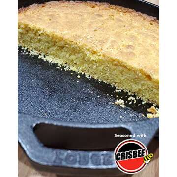 Crisbee Cream Iron Cast Iron Seasoning Made in USA