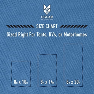 CGEAR Sand-Free RV Camping Mat for Outdoor Adventures