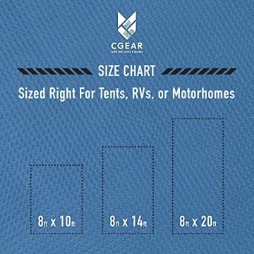 CGEAR Sand-Free RV Camping Mat for Outdoor Adventures