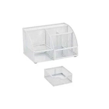 ANNOVA Mesh Desk Organizer with 7 Compartments and Drawer