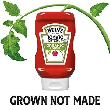 Heinz Organic Tomato Ketchup (14 oz Bottle) (Pack of 2)