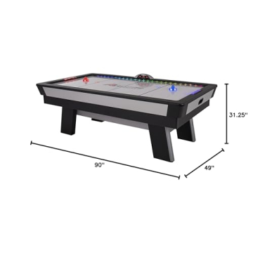 Atomic 7.5' Air Hockey Table with LED & High-Speed Action