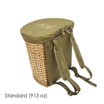 Acropolis Mushroom Foraging Bag - Versatile Wicker Basket for Nature Lovers