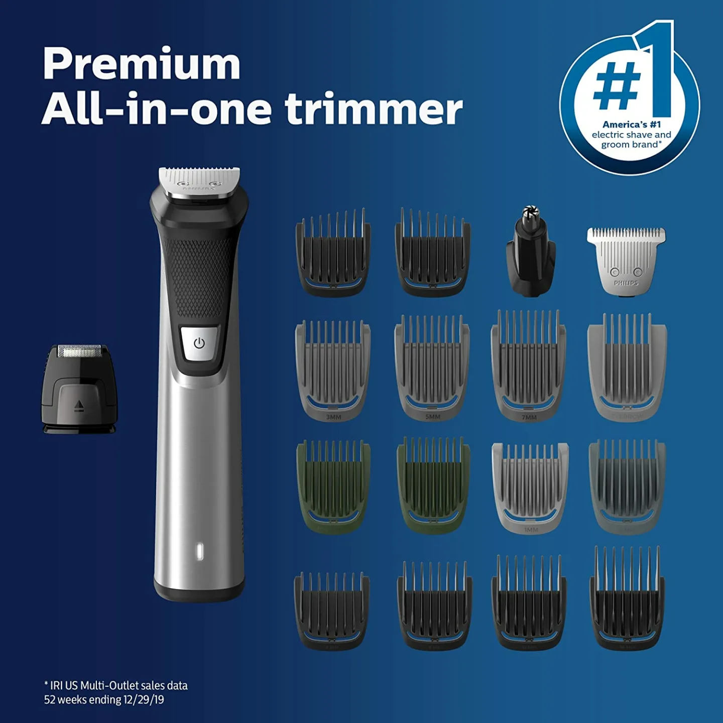 Philips Norelco Multigroomer 7000 - 23-Piece Kit