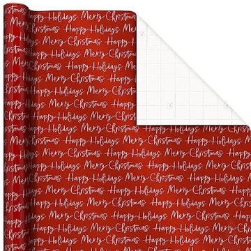 Hallmark Recyclable Christmas Wrapping Paper - Elegant Designs