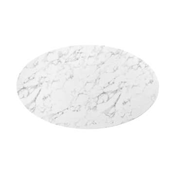 Modway Lippa 60" Oval Dining Table - Modern Style