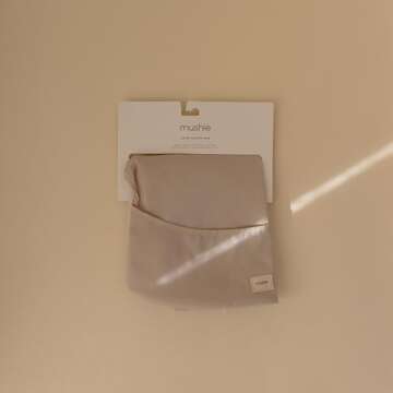 Mess-Free mushie Baby Bib for Ages 6-24 Months