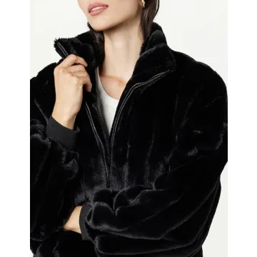 Chic Plus Size Marcia Faux Fur Bomber Jacket