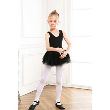 STELLE Ballet Dress Leotard Girls 2-6 Elegant Dance Skirt