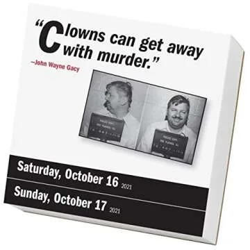 A Year of True Crime Page-A-Day Calendar 2021