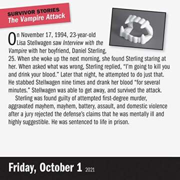 A Year of True Crime Page-A-Day Calendar 2021