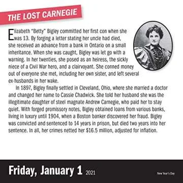 A Year of True Crime Page-A-Day Calendar 2021