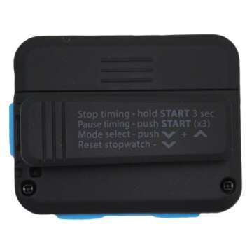 Gymboss Interval Timer and Stopwatch - Black/Blue SOFTCOAT