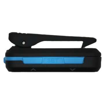 Gymboss Interval Timer and Stopwatch - Black/Blue SOFTCOAT