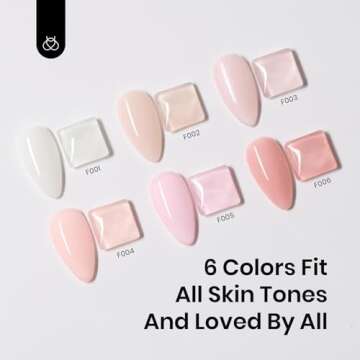 Beetles Color Base Gel Nail Polish Set for All Skin Tones