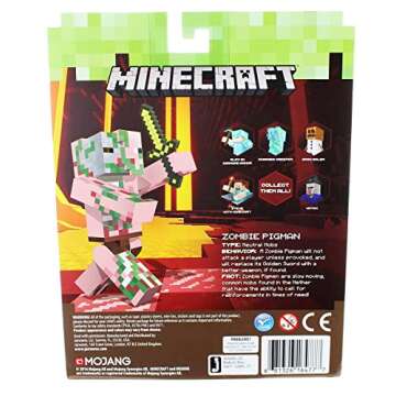 Minecraft Zombie Pigman Figure Pack