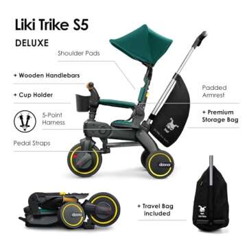 Doona - Liki Trike S5 - Racing Green