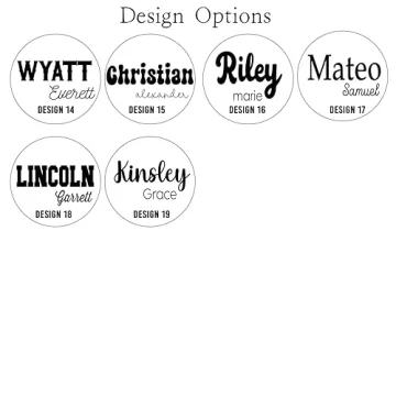 Personalized 3D Wooden Baby Name Announcement Sign