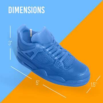 Pantera Peace Sneaker Candle for Sneakerhead Room Decor - Shoe Candle Gifts for Sneaker Heads - Birt...