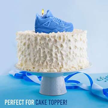 Pantera Peace Sneaker Candle for Sneakerhead Room Decor - Shoe Candle Gifts for Sneaker Heads - Birthday Cake Topper - Sneakerhead Gifts - Sneaker Head Room Decorations and Sneaker Head Gift