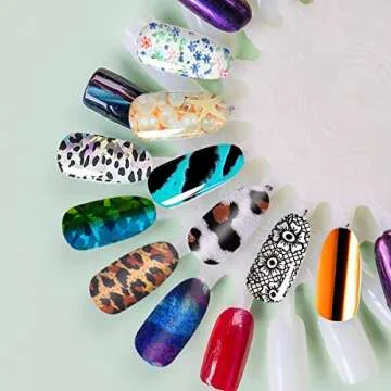 Duufin 300 Sheets Nail Foils for Unique Nail Art