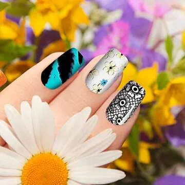 Duufin 300 Sheets Nail Foils for Unique Nail Art